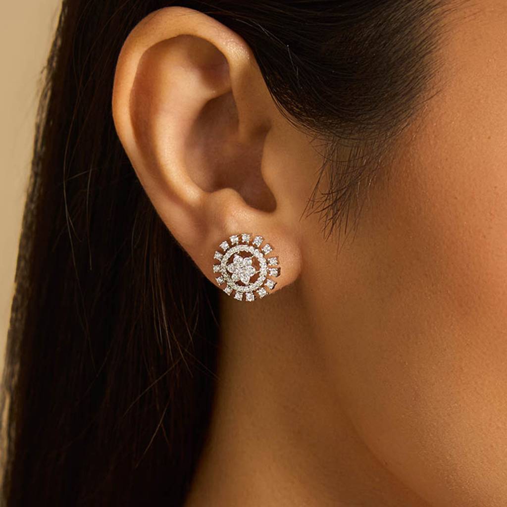 Kushal'S Fashion Jewellery Plated Party Zircon Studs-172767 : 413333