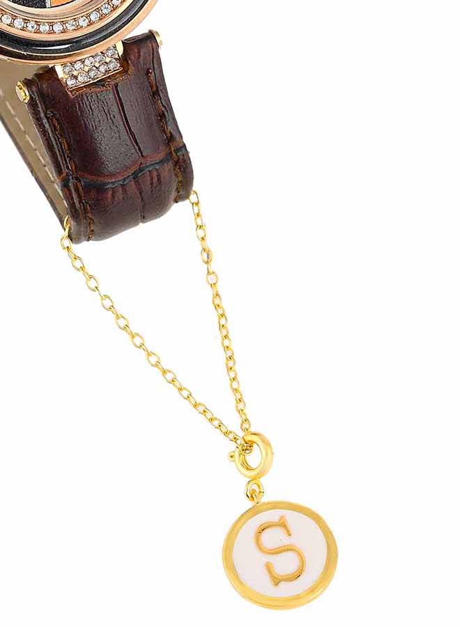 Valentine'S Day Collection Alphabet White Enamel Charm : 8905124491777