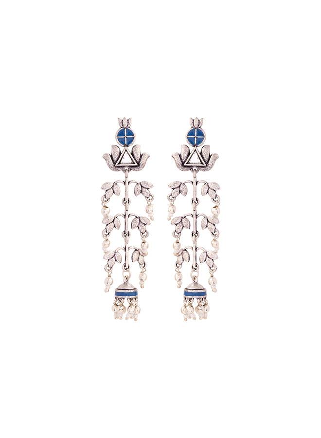 Indigo Affair Grapevine Earrings : 8905124024845