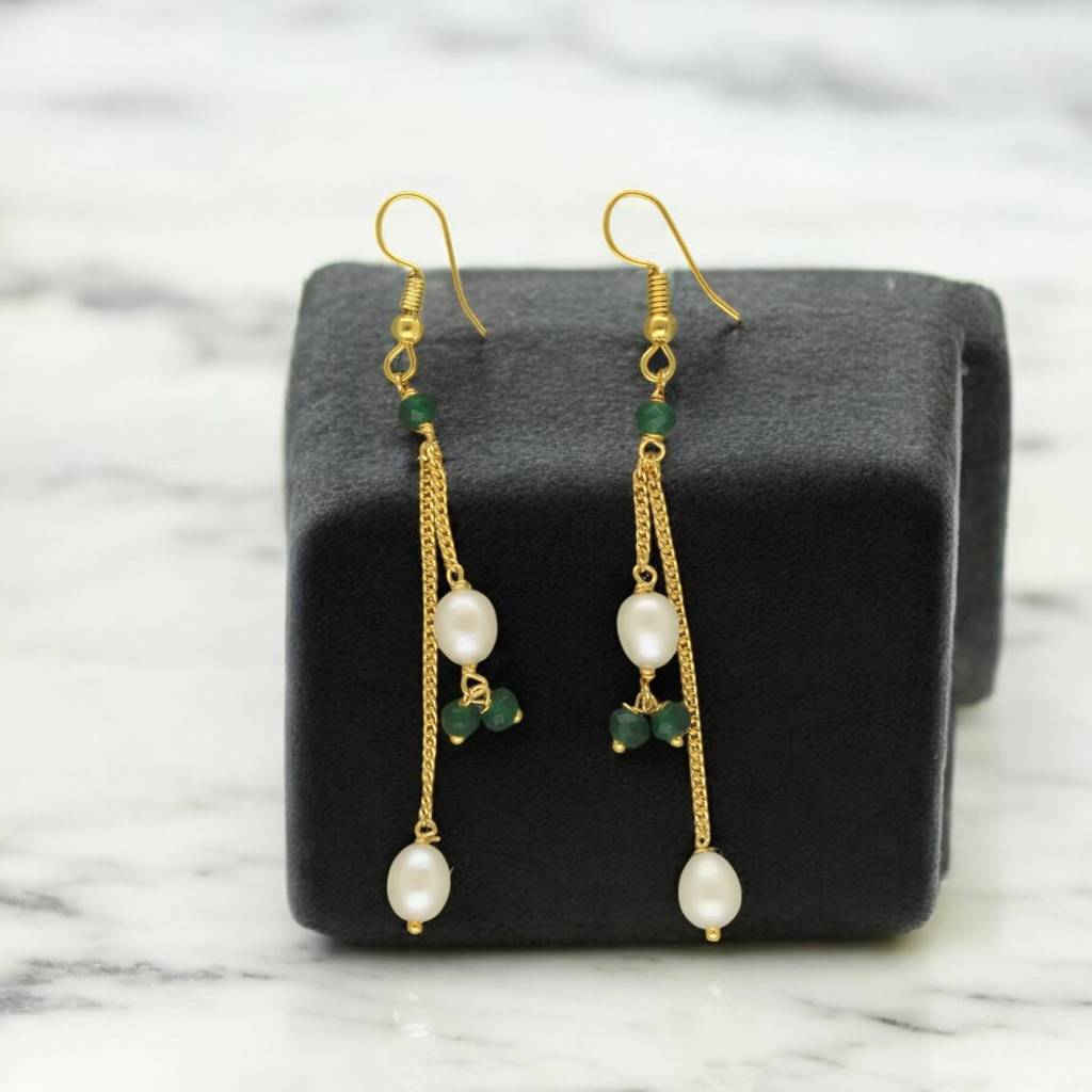 Percy Pearl Earrings : JPFEB-25-020