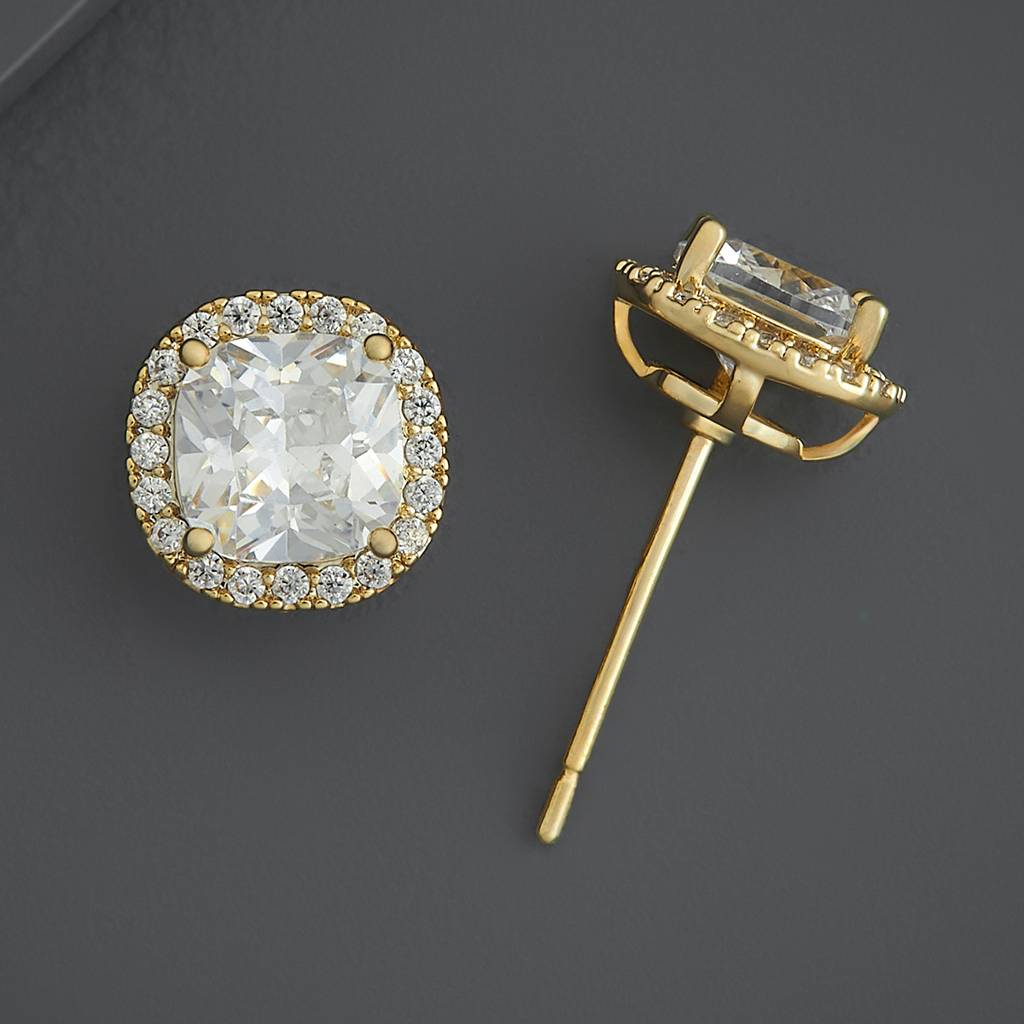 Kushal'S Fashion Jewellery  Plated Party Trendy Zircon Studs-175015 : 446161