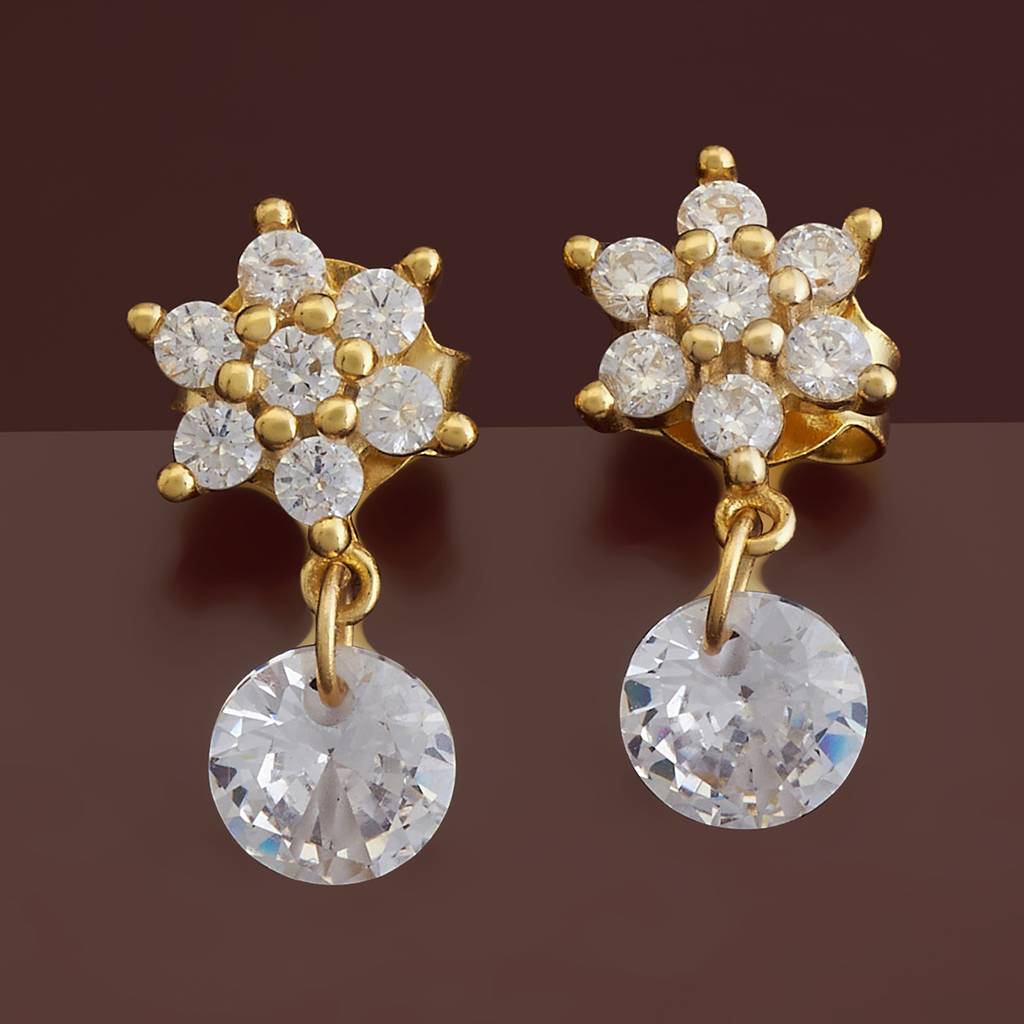 Kushal'S Fashion Jewellery Office Wear Silver Earring-176592 : 423326