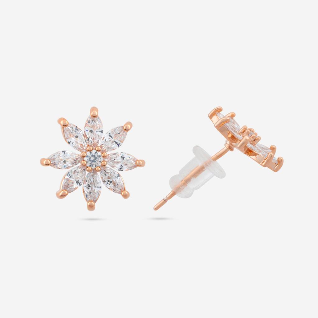 Kushal'S Fashion Jewellery Plated Party Trendy Zircon Studs-187417 : 446500