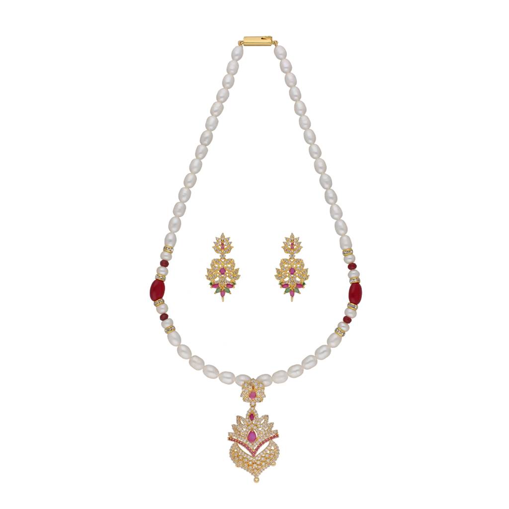 Fritha 1 Line Pearl Sets : JPOCT-22-16