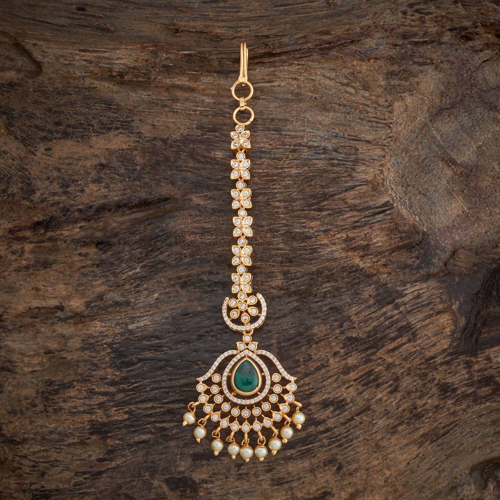 Kushal'S Fashion Jewellery Plated Party Zircon Maang Tikka-180631 : 431700