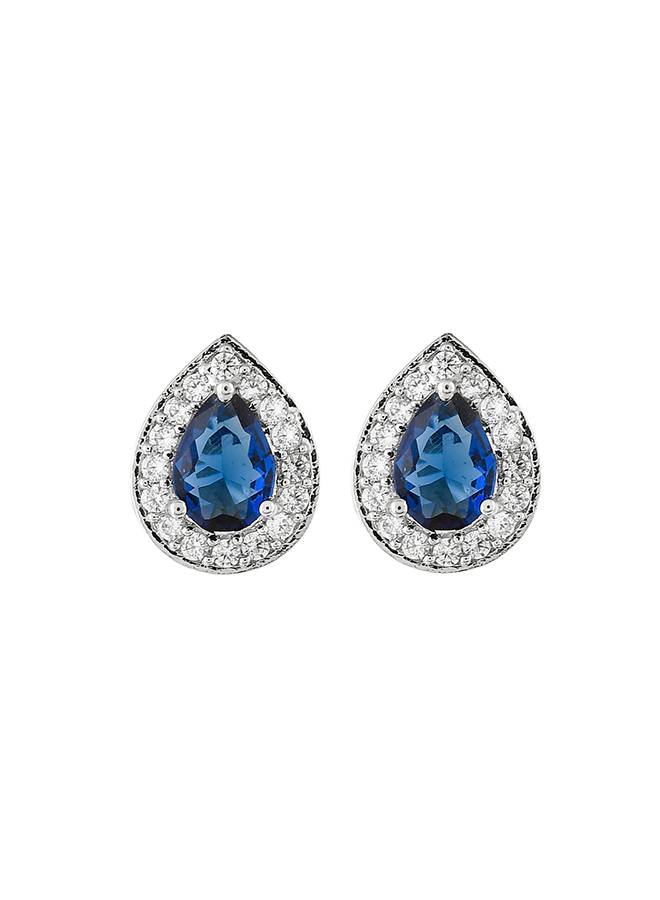 Sparkling Essentials Blue Teardrop Cut Cz Box Set : 8905124480535