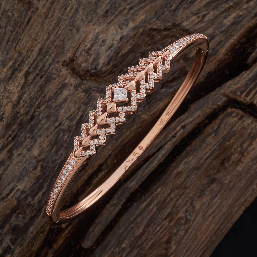 Kushal'S Fashion Jewellery  Plated Party Zircon Kada-184729 : 441035