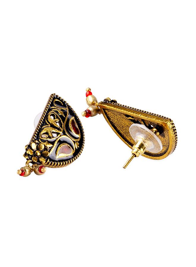 Arabian Nights Round Brass Necklace Sets : 8905124424041
