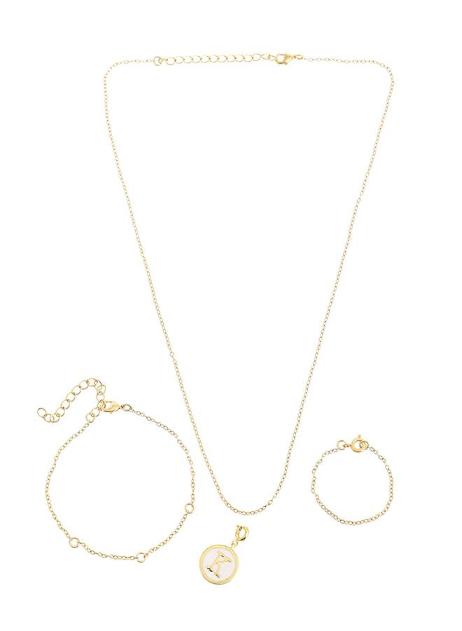Valentine'S Day Collection Alphabet White Enamel Charm : 8905124491579