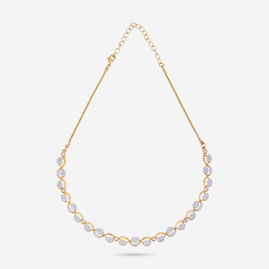 Plated Party Zircon Necklace Set -187593 : 446896