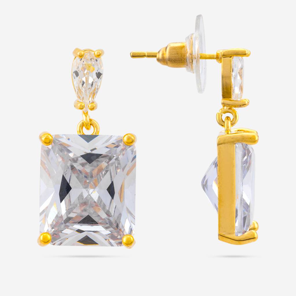 Kushal'S Fashion Jewellery Plated Party Trendy Zircon Drops-187438 : 446642