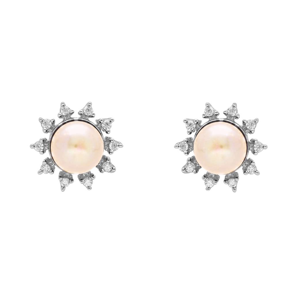 Kiara 925 Silver Stud Earrings : JPMAY-22-116