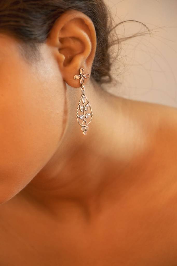 Essence Fine Leaf Drop Earring : SE6040