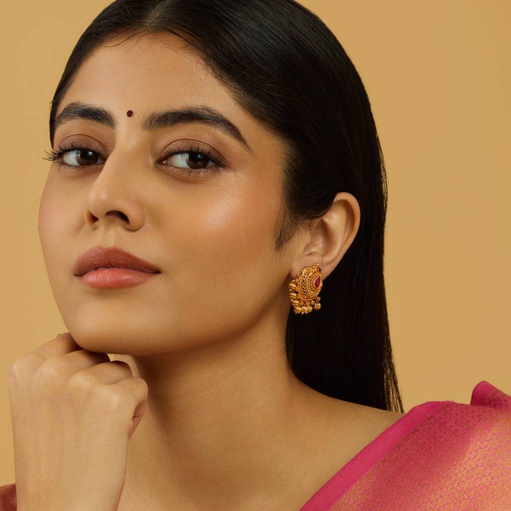Kushal'S Fashion Jewellery Contemporary Studs Earrings-175369 : 420445