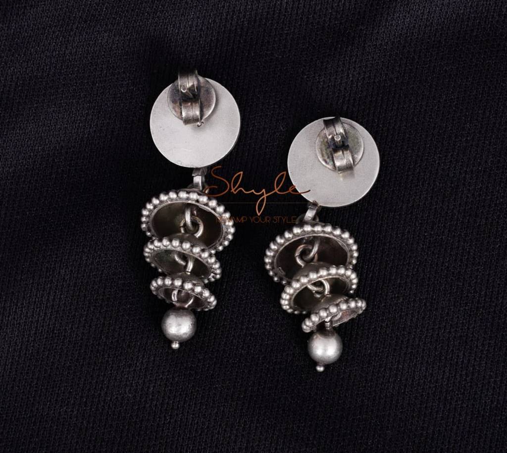 Moh Matte Versatile Layered Jhumki : SE1019