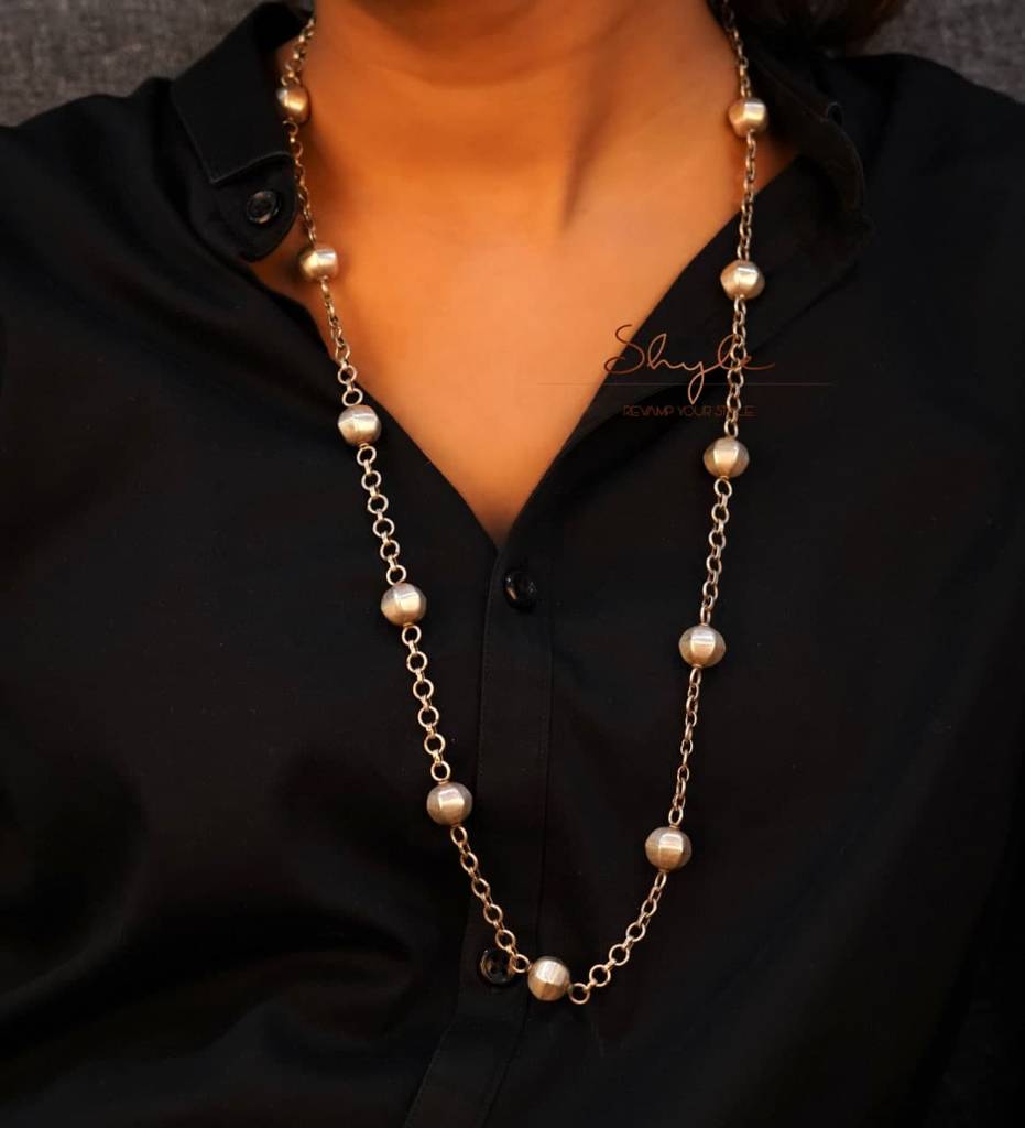 Moh Versatile Bead Chain Necklace : SN1080