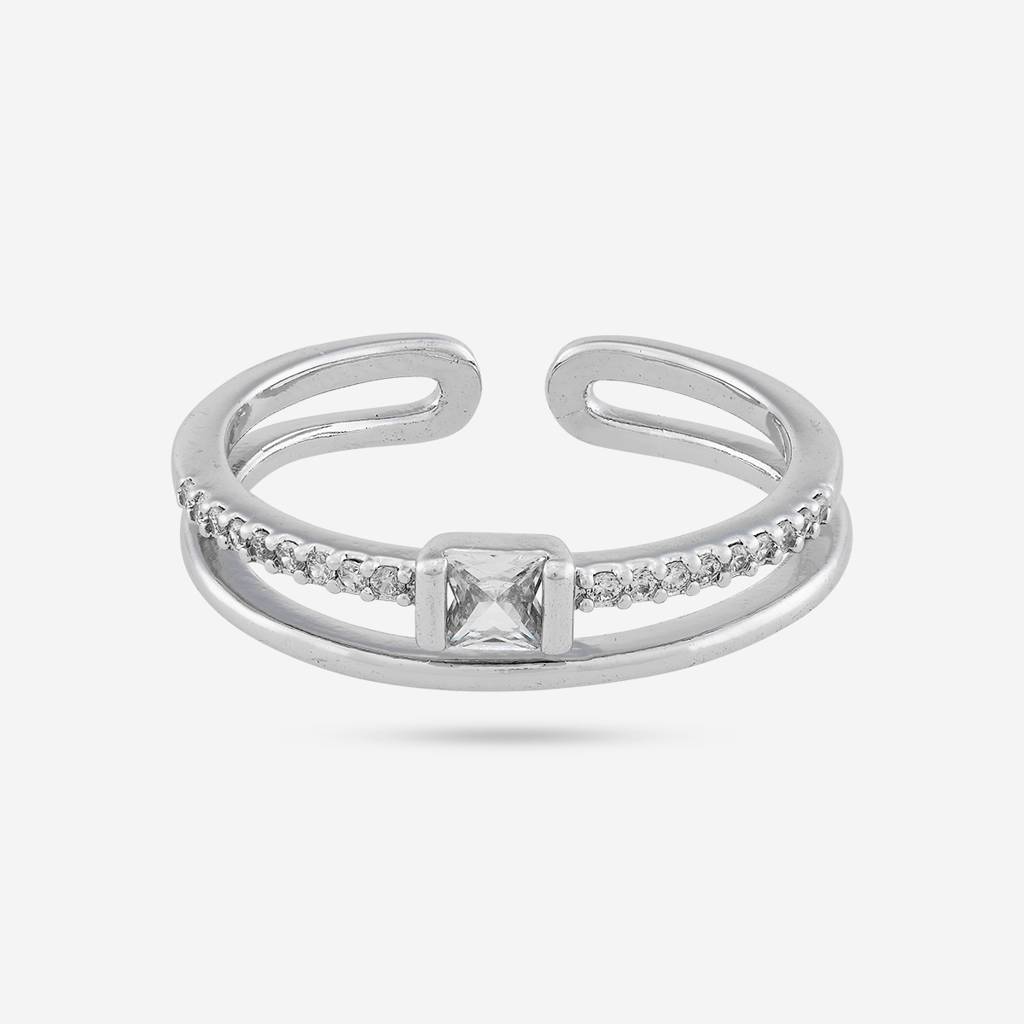 Kushal'S Fashion Jewellery -Plated Party Trendy Zircon Finger Ring -192420 : 455130
