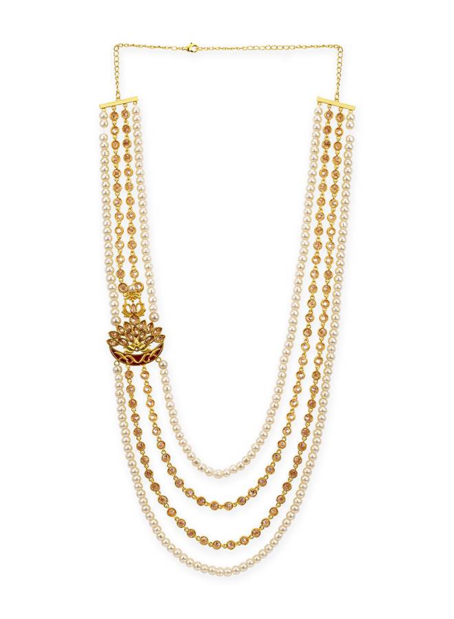 Apsara Groom Royal Pearl Necklace : 8905124428209