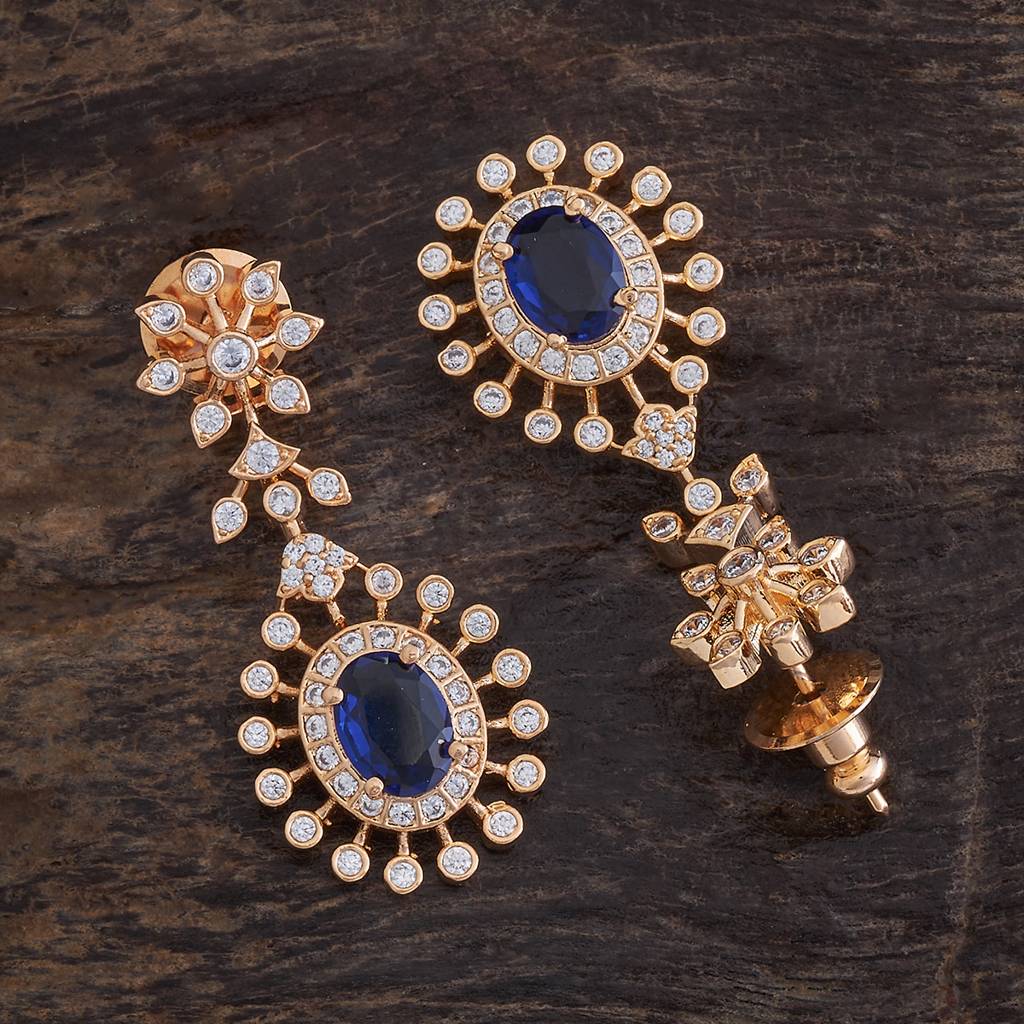 Kushal'S Fashion Jewellery Plated Party Wear Zircon Earring-175769 : 421343