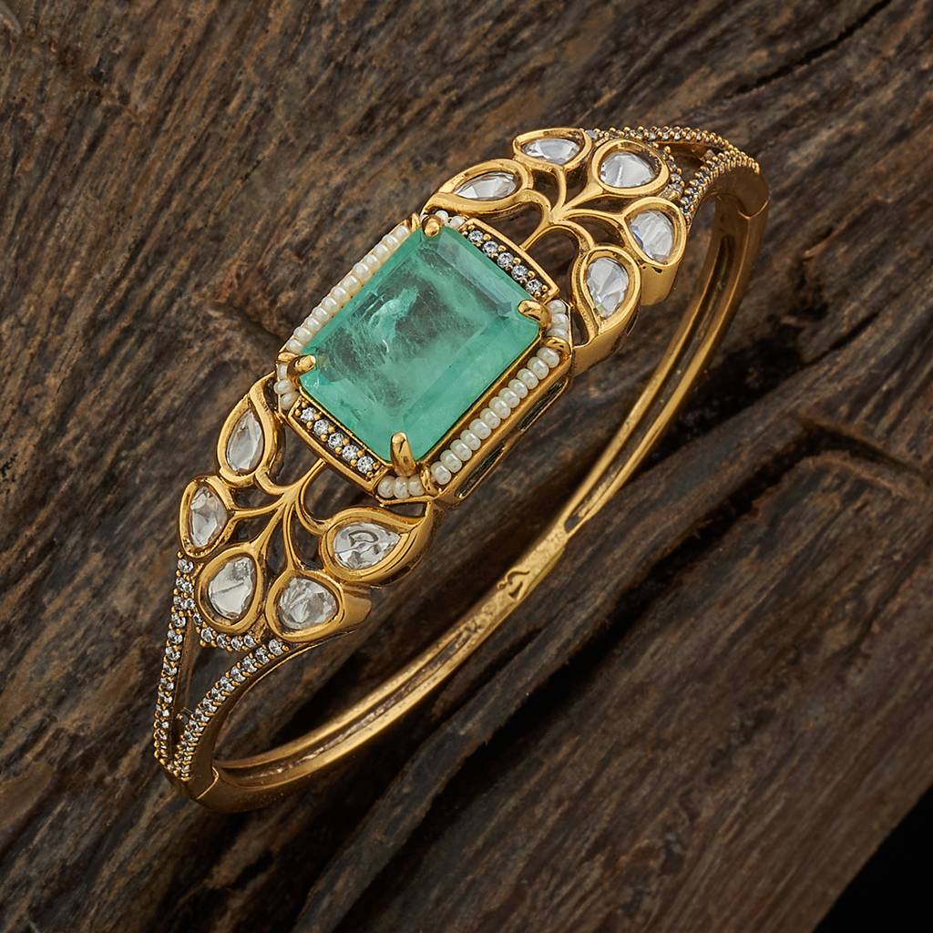 Kushal'S Fashion Jewellery Kundan Kada -170820 : 411544