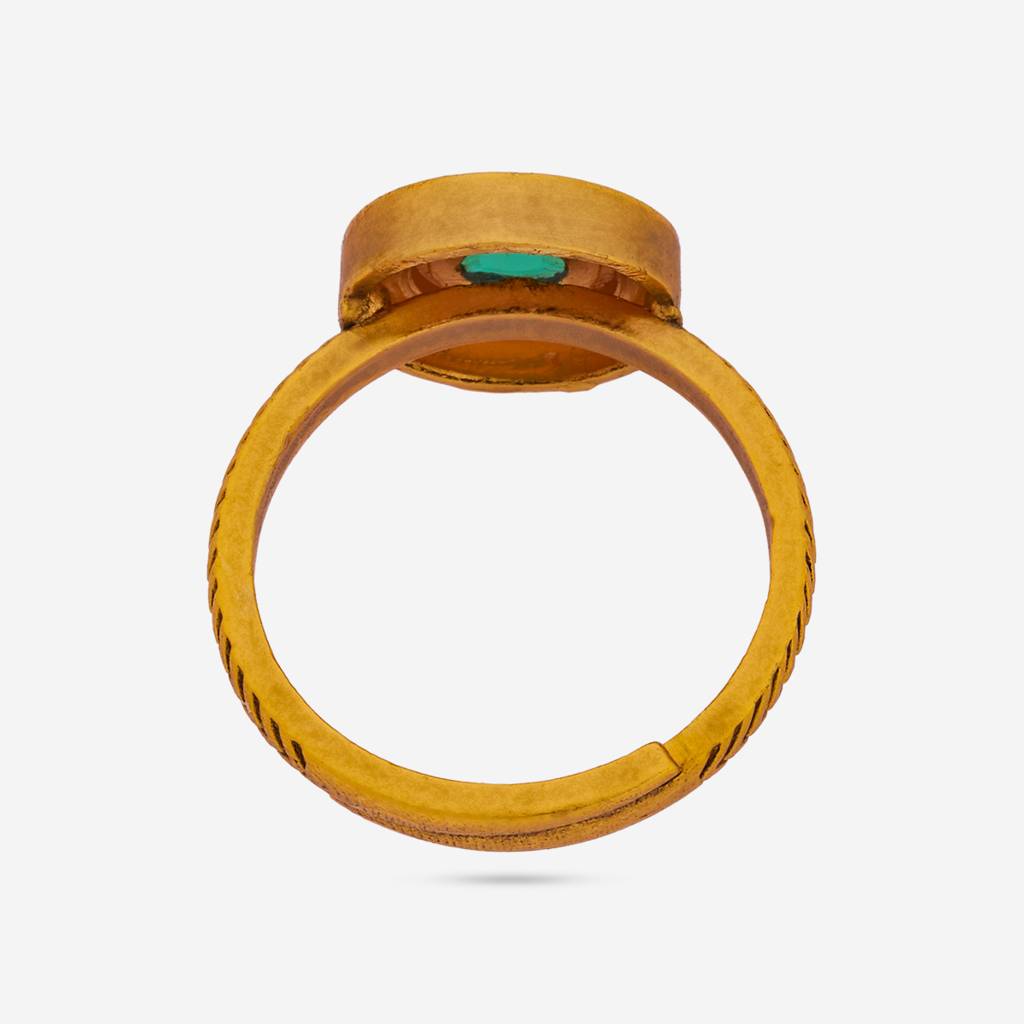 Kushal'S Fashion Jewellery -Plated Ethnic Antique Finger Ring -184955 : 441573