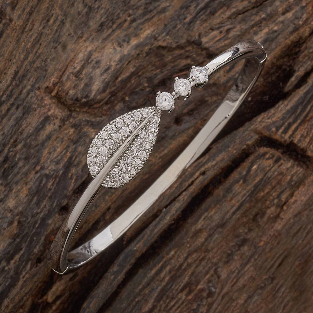 Kushal'S Fashion Jewellery  Plated Party Zircon Kada-186990 : 445635