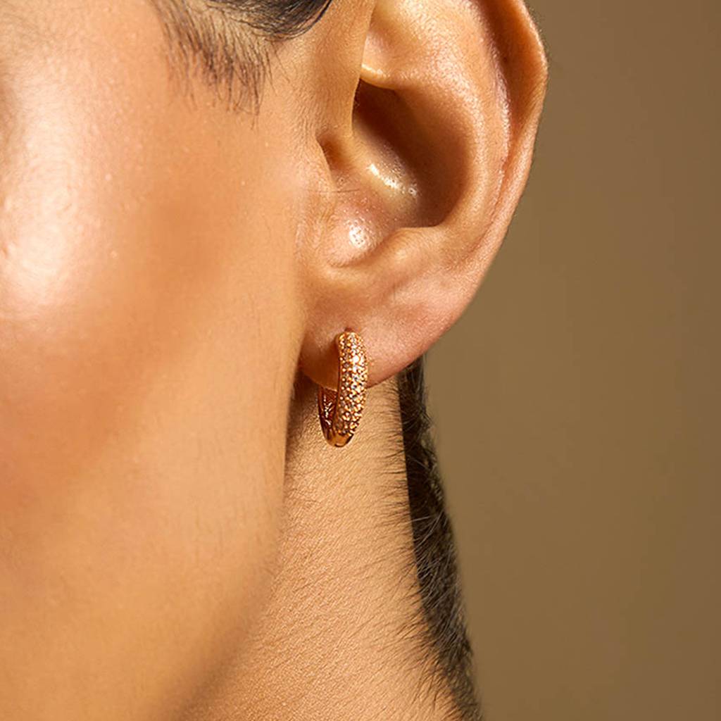 Kushal'S Fashion Jewellery Plated Party Trendy Zircon Hoops & Huggies-172480 : 412646