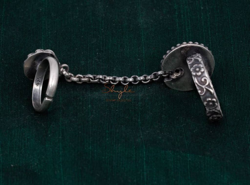 Moh Dual Motif Statement Ring : SR1036