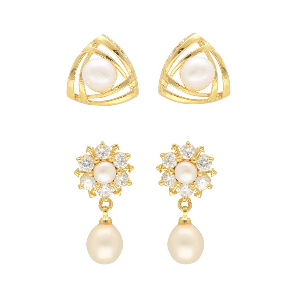 Shalimar Combo Of 2 Pair Earrings : JPER-23-913.