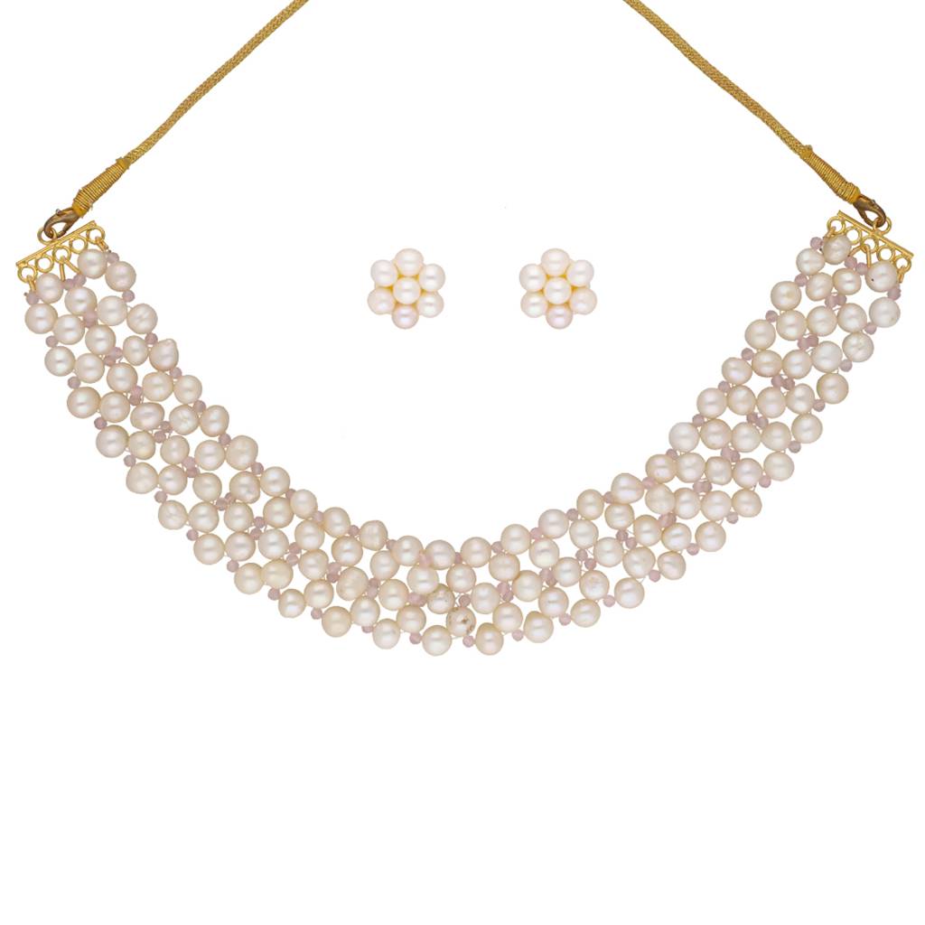 Cherry 1 Line Pearl Choker : JPSEP-22-82