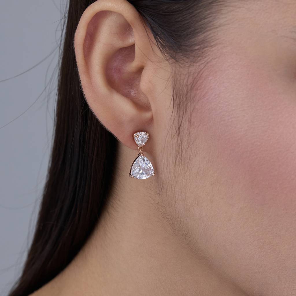 Kushal'S Fashion Jewellery Party Zircon Drop Earrings-186284 : 444281