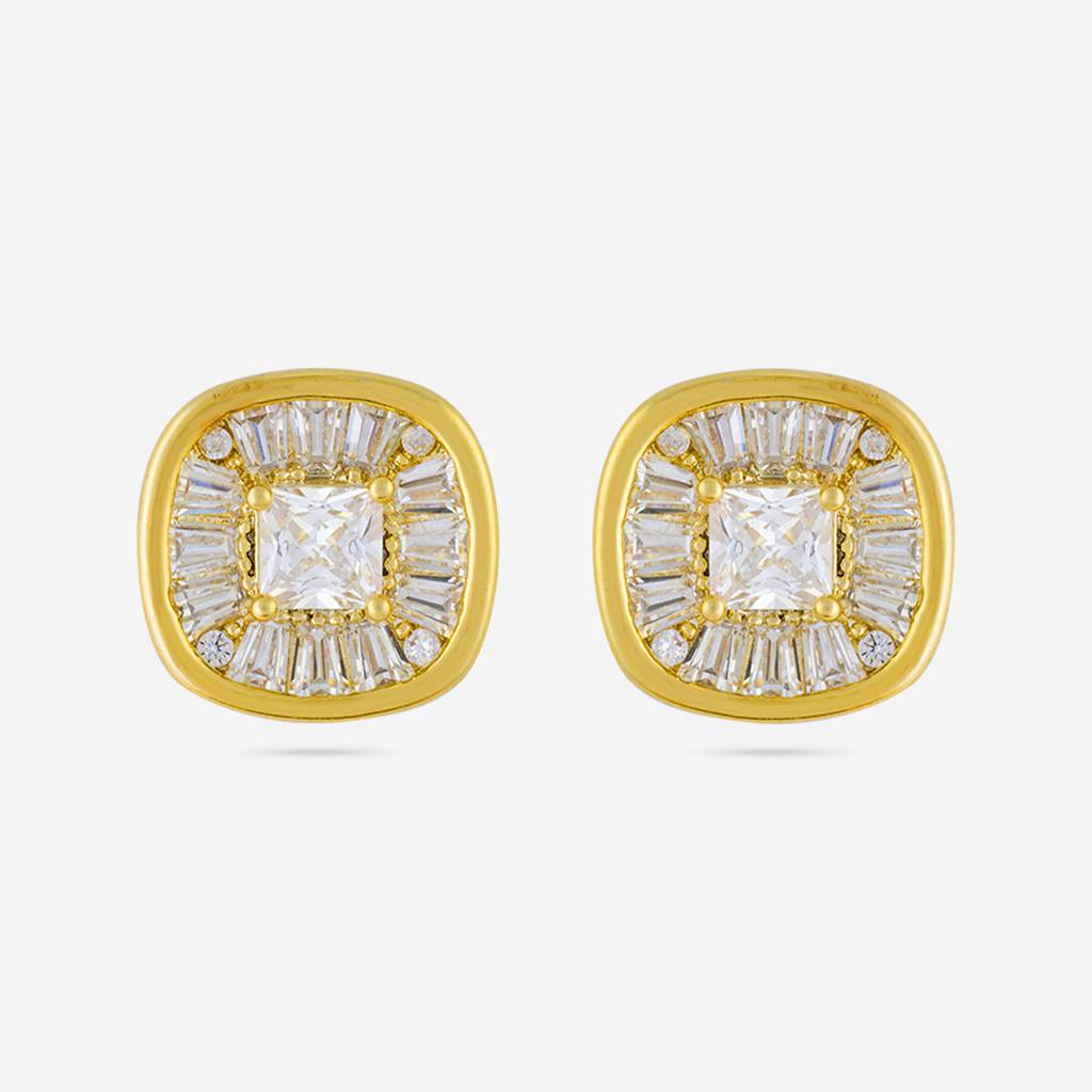 Kushal'S Fashion Jewellery Plated Party Trendy Zircon Studs-187413 : 446486