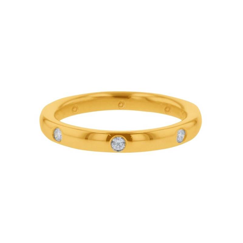 Hope Ring-18K Gold Vermeil Sterling Silver : TSRI-HOP-13-18G-5110