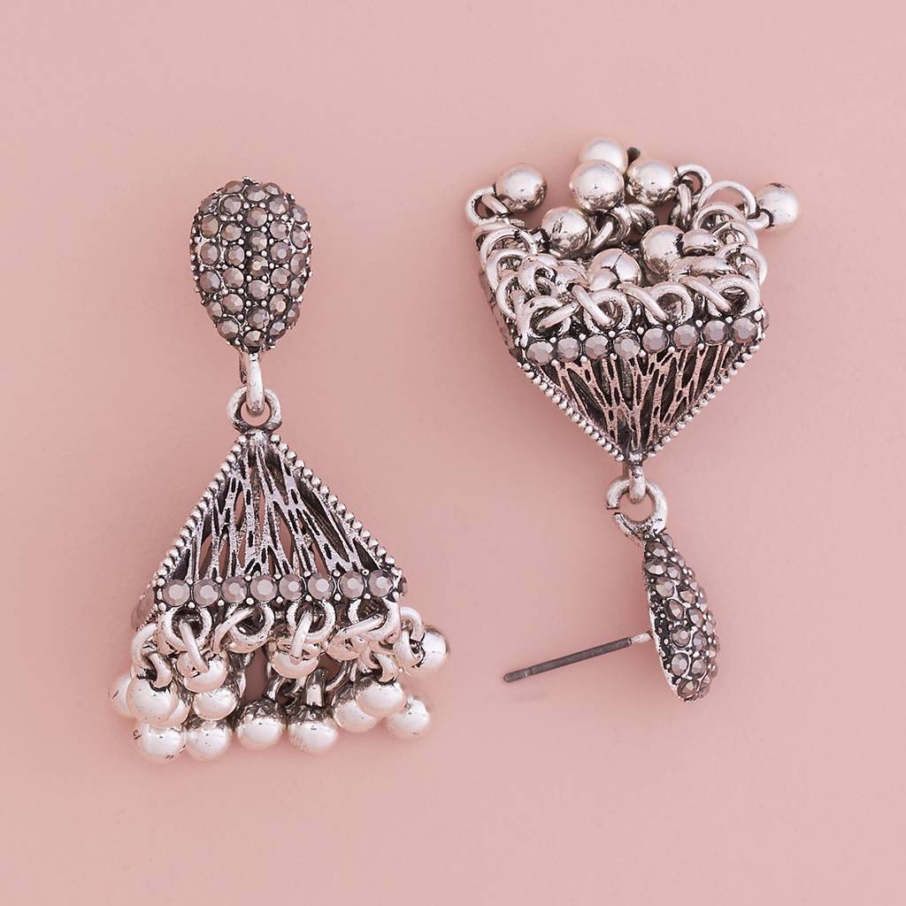 Party Zircon Trendy Jhumkas-178772 : 427963