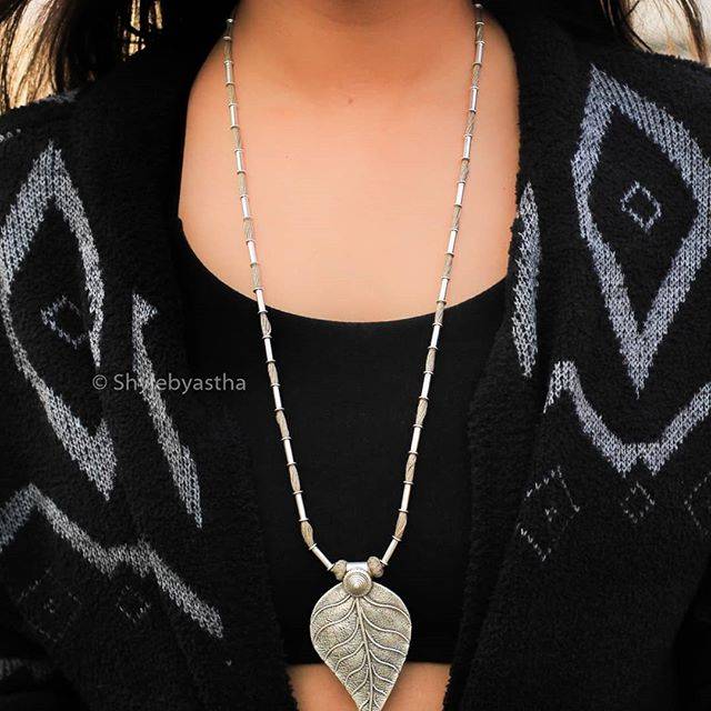 Adya Peepal Necklace : SN152-1-1-1-1-1