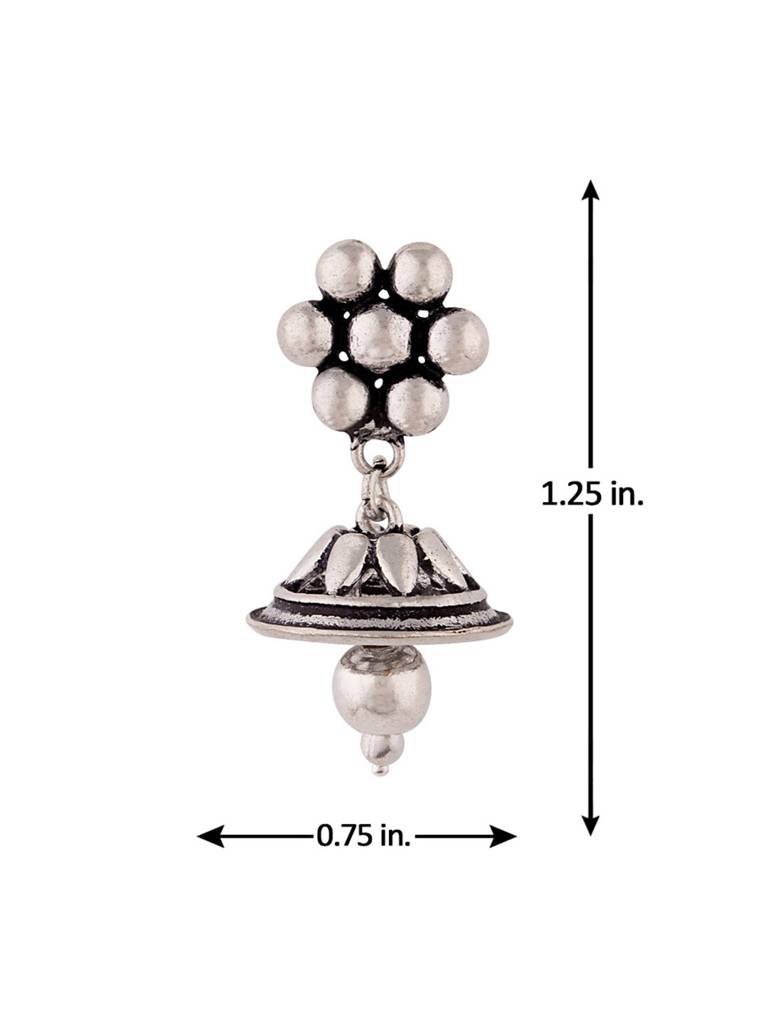 Work Essentials Floral Jhumka Earrings : 8907617869070