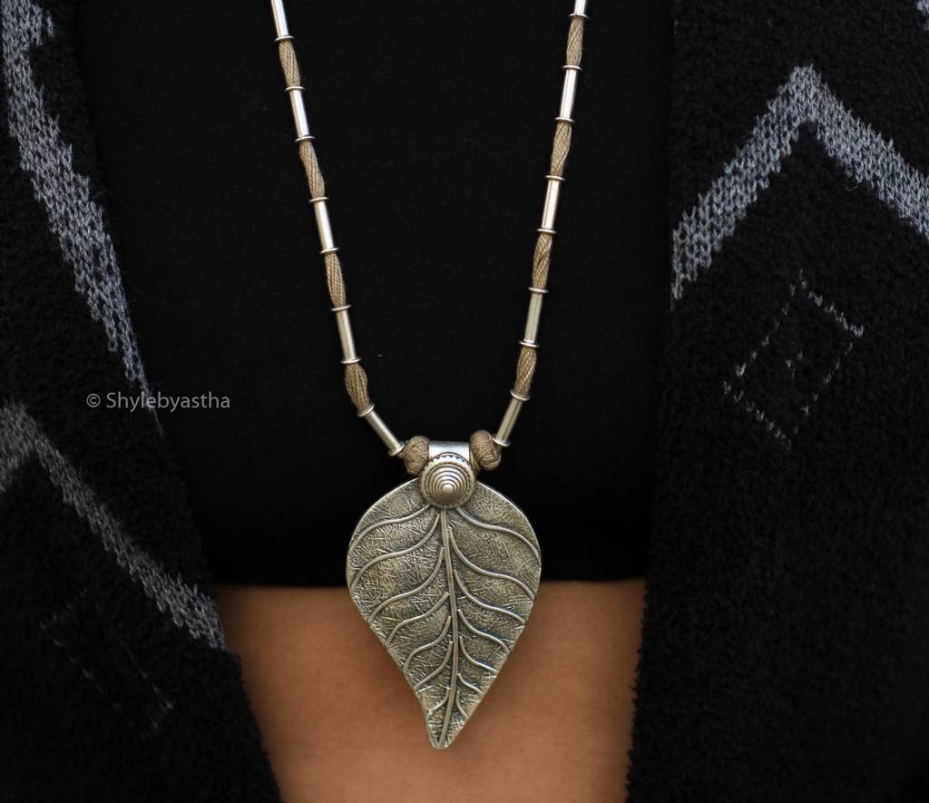 Adya Peepal Necklace : SN152-1-1-1-1-1