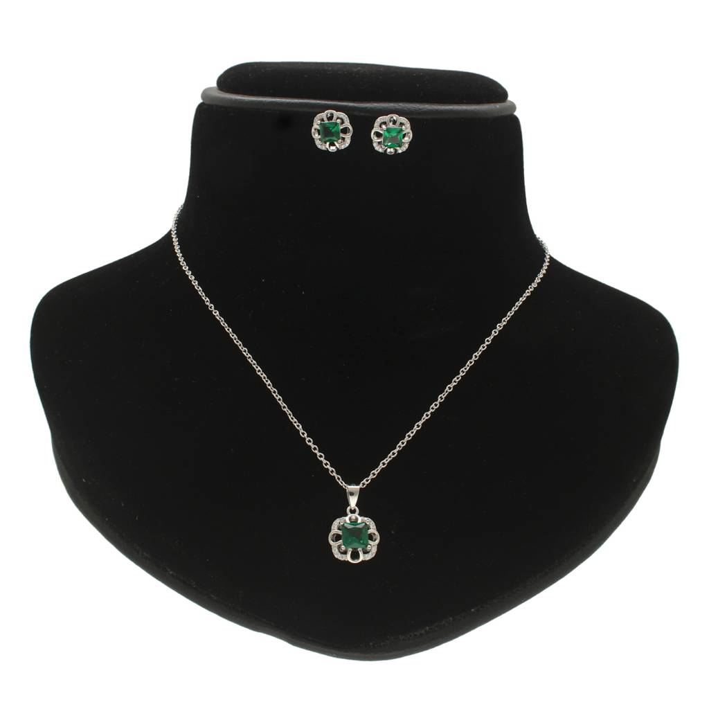 Luxury 925 Sterling Silver Pendant Set | Luxury 925 Sterling