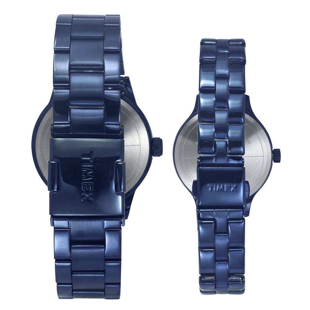 Timex Trendline Round 44Mm Analog Pair Watch - Tw00Pr302 : TW00PR313