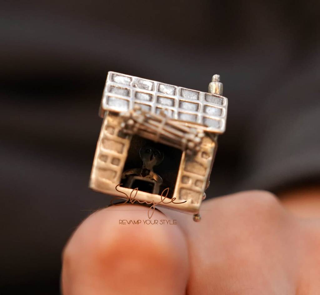 Qurbat Statement Vintage Inspired Hut Ring : SR2019