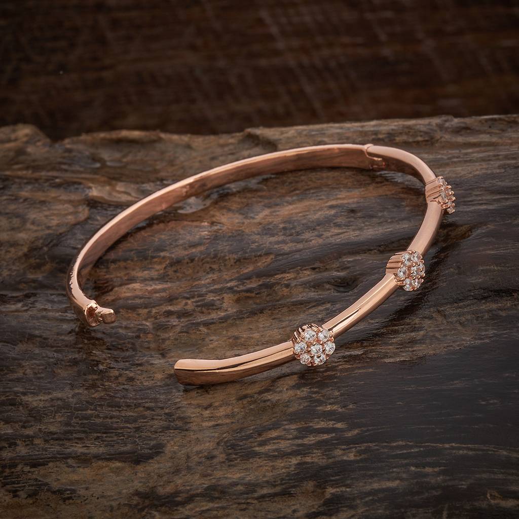 Kushal'S Fashion Jewellery  Plated Party Zircon Kada-186987 : 445626