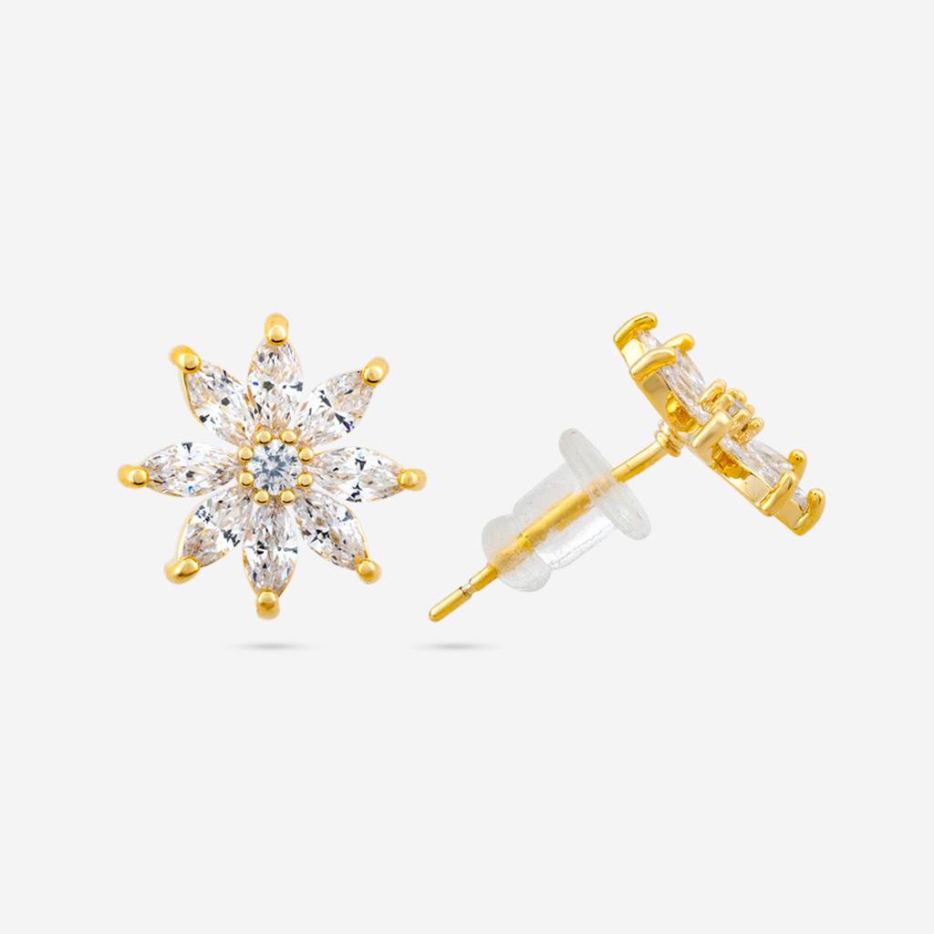 Kushal'S Fashion Jewellery Plated Party Trendy Zircon Studs-187417 : 446498