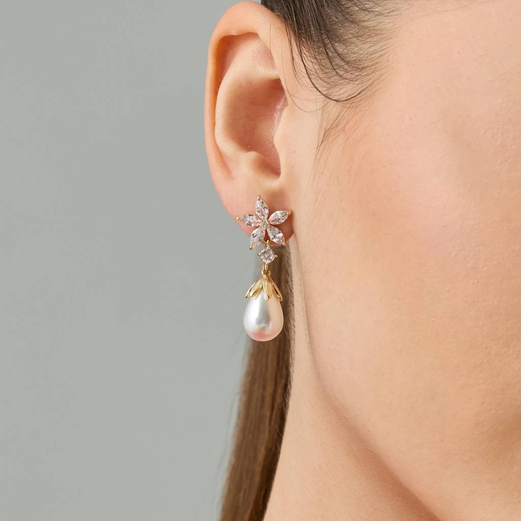 Kushal'S Fashion Jewellery   Plated Party Trendy Zircon Drops-190103 : 451365