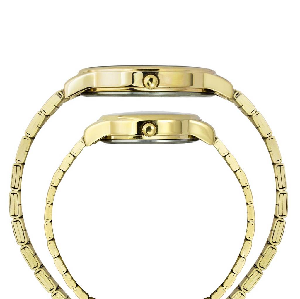 Timex Trendline Round 42Mm Analog Pair Watch - Tw00Pr331 : TW00PR331