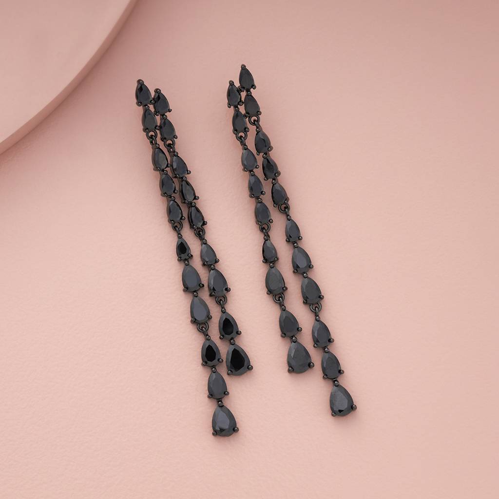 Kushal'S Fashion Jewellery Party Trendy Zircon Drop Earrings-183694 : 438547