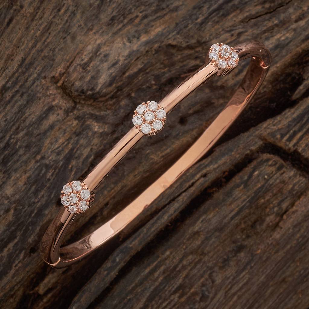 Kushal'S Fashion Jewellery  Plated Party Zircon Kada-186987 : 445627