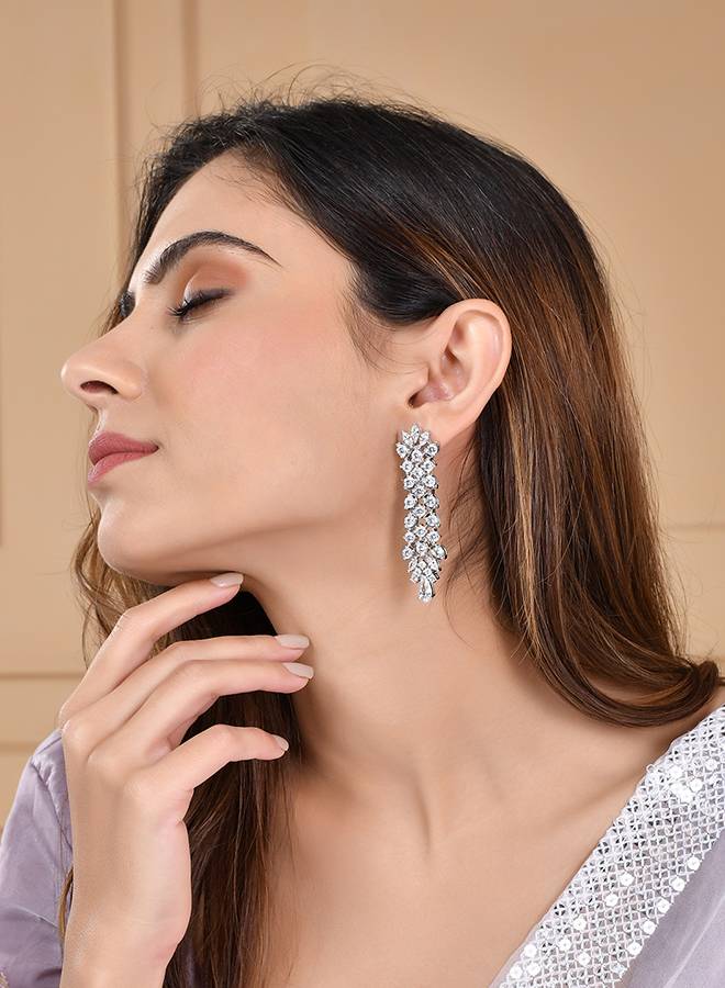 Starlight Stella Long Statement Earrings : 8905124515039