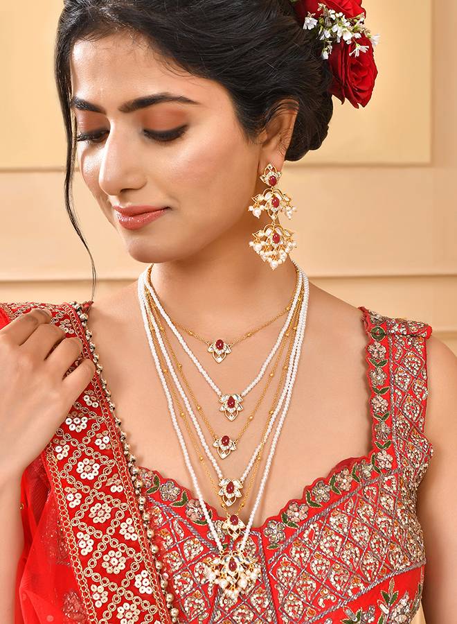 Heer Shabnam Rani Haar Set : 8905124516692