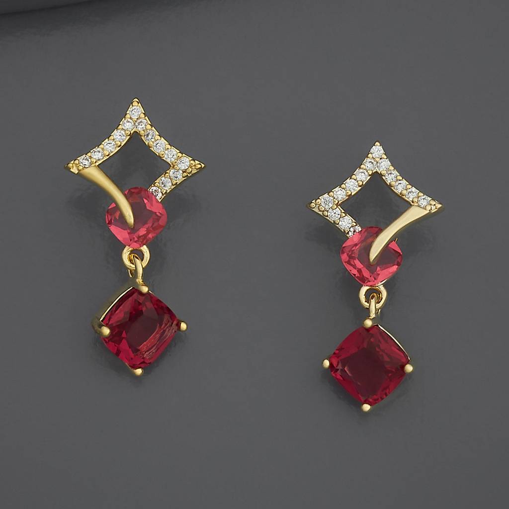 Kushal'S Fashion Jewellery Party Zircon Drop Earrings-185963 : 443496