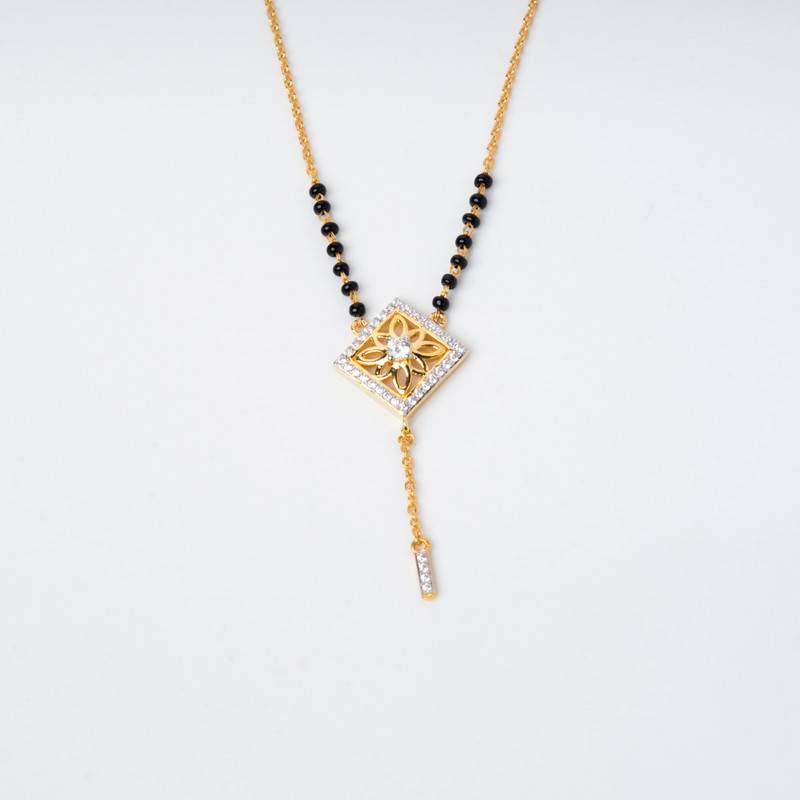 Growth Mangalsutra-18In-18K Gold Vermeil Sterling Silver : TSMA-GRO-18G-14026